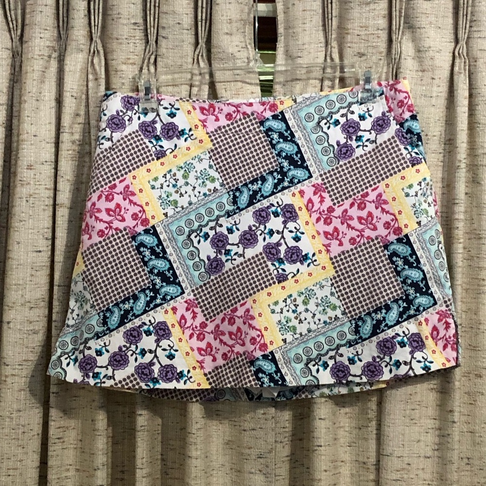Lady Hagen Patchwork Print Skort